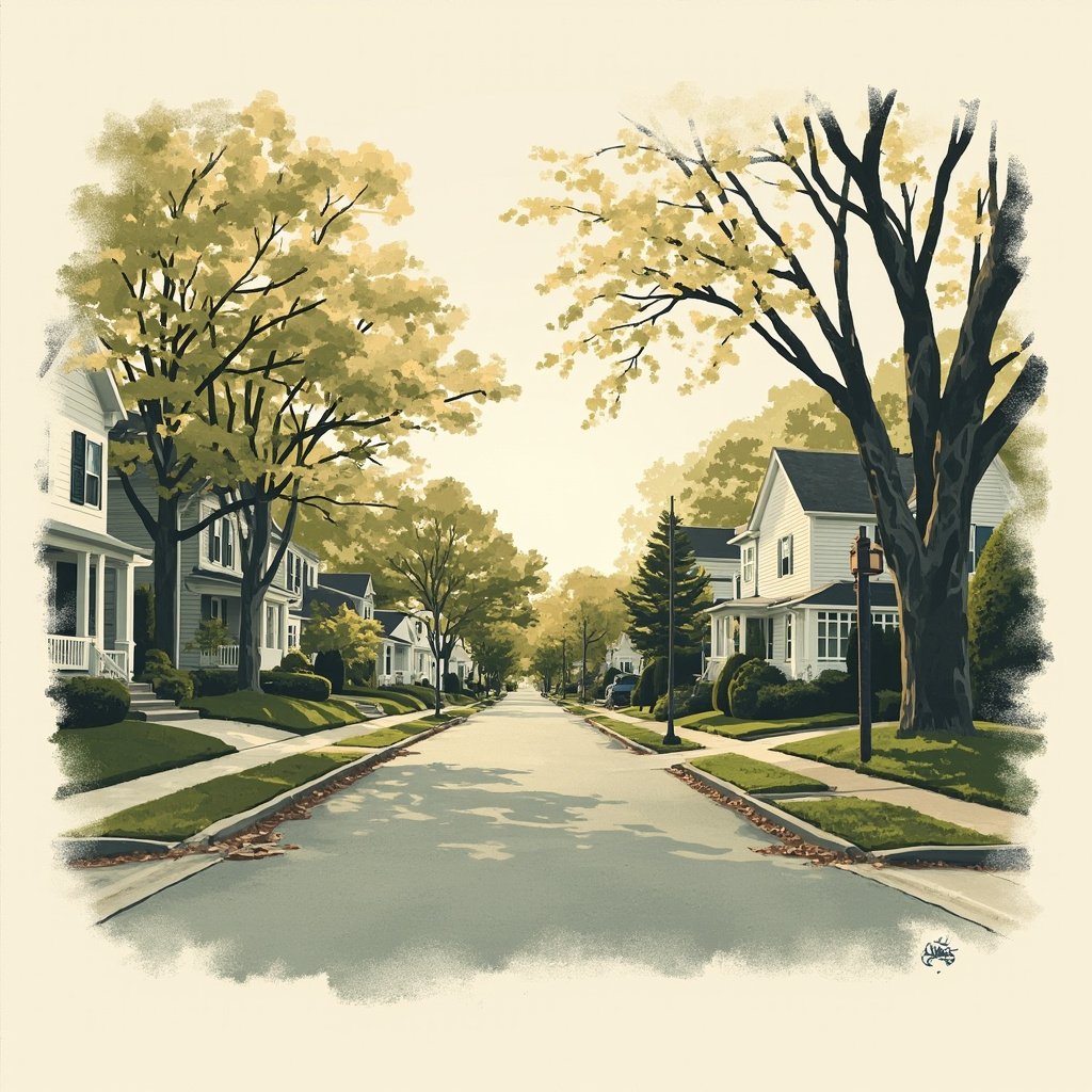 Browntown street scene in Old Bridge NJ