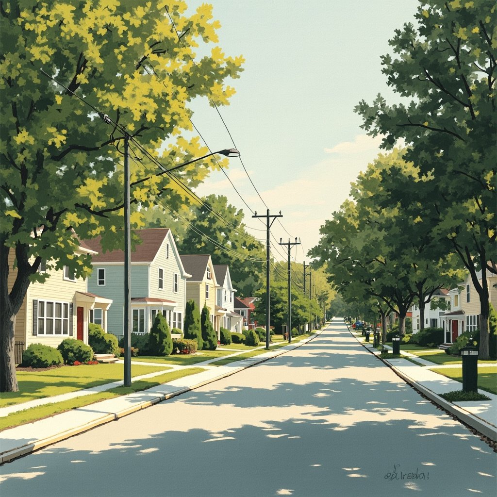Middlewood street scene in Old Bridge NJ